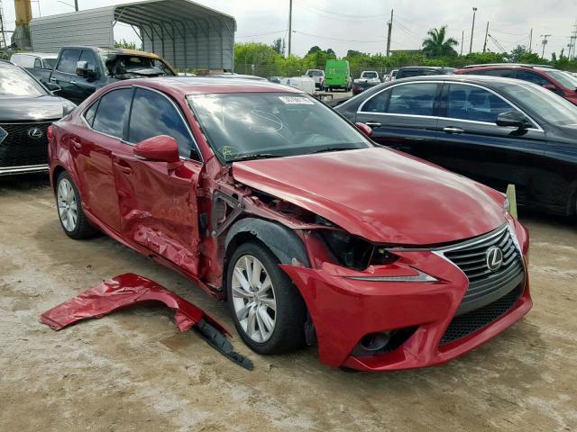 JTHBF1D24F5048233 - 2015 LEXUS IS 250 RED photo 1