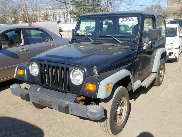 1J4FY29P9WP805164 - 1998 JEEP WRANGLER / BLACK photo 2