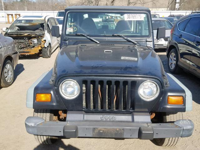 1J4FY29P9WP805164 - 1998 JEEP WRANGLER / BLACK photo 9