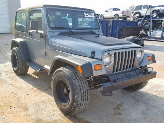 1J4FY29P0VP539774 - 1997 JEEP WRANGLER / GRAY photo 1