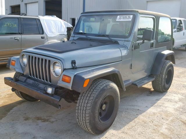 1J4FY29P0VP539774 - 1997 JEEP WRANGLER / GRAY photo 2