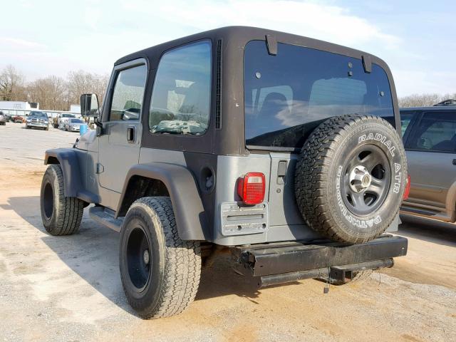 1J4FY29P0VP539774 - 1997 JEEP WRANGLER / GRAY photo 3