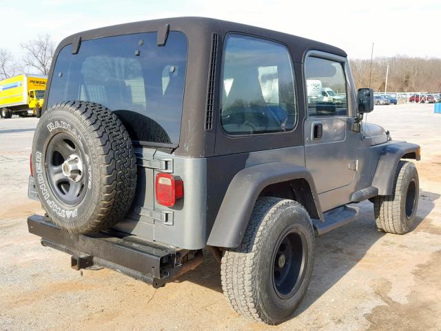 1J4FY29P0VP539774 - 1997 JEEP WRANGLER / GRAY photo 4