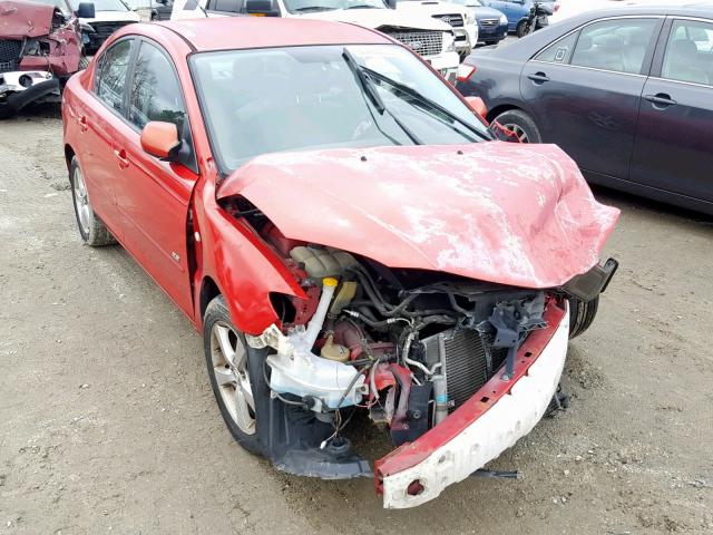 JM1BK123251347721 - 2005 MAZDA 3 S RED photo 1