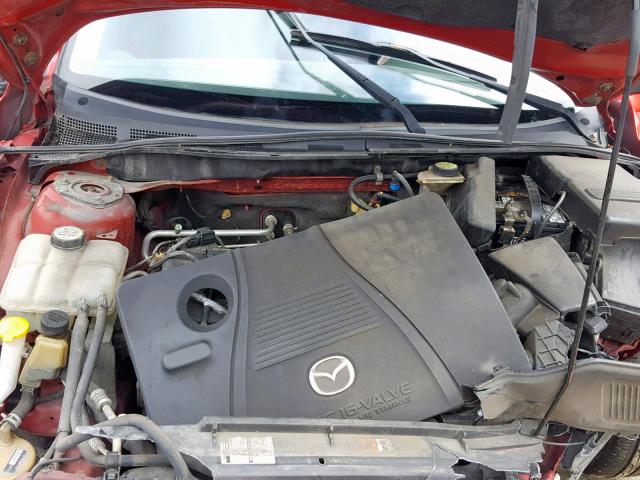 JM1BK123251347721 - 2005 MAZDA 3 S RED photo 7