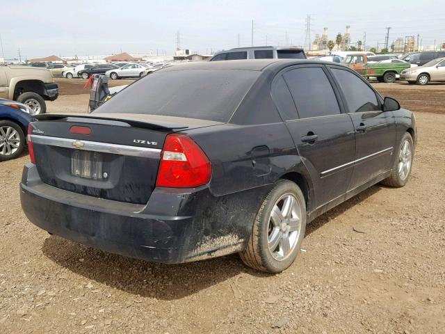 1G1ZU53876F163818 - 2006 CHEVROLET MALIBU LTZ BLACK photo 4