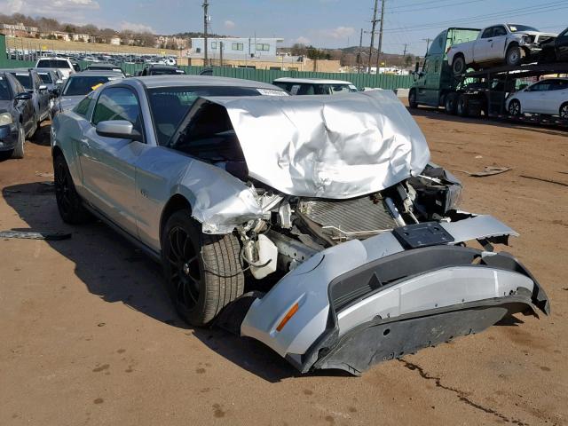 1ZVBP8CH3A5147726 - 2010 FORD MUSTANG GT SILVER photo 1