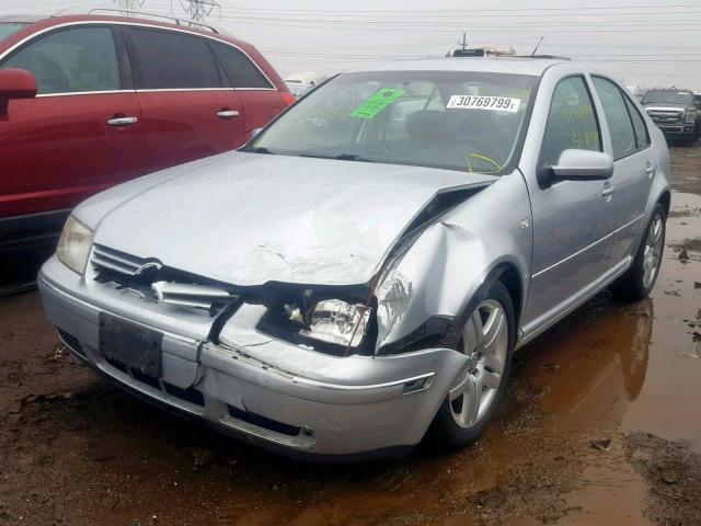 3VWSE69M04M066597 - 2004 VOLKSWAGEN JETTA GLS SILVER photo 2