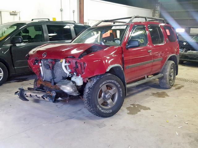 5N1ED28Y93C636415 - 2003 NISSAN XTERRA XE RED photo 2