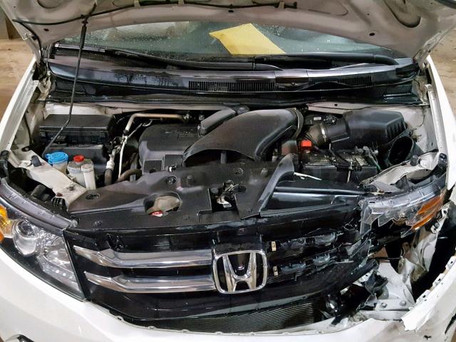 5FNRL5H25EB116448 - 2014 HONDA ODYSSEY LX WHITE photo 7