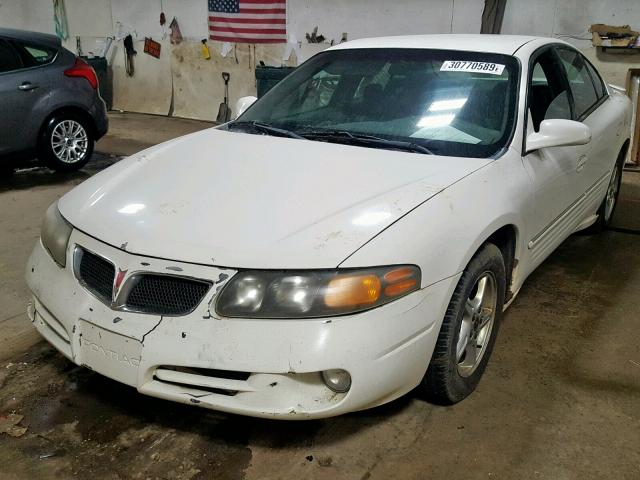 1G2HX54K424229269 - 2002 PONTIAC BONNEVILLE WHITE photo 2