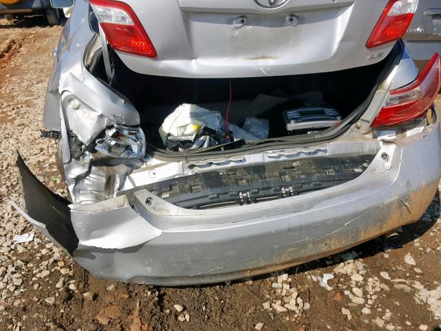 4T1BE46K99U412638 - 2009 TOYOTA CAMRY BASE SILVER photo 9