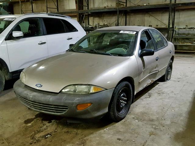 1G1JF5240X7280819 - 1999 CHEVROLET CAVALIER L SILVER photo 2