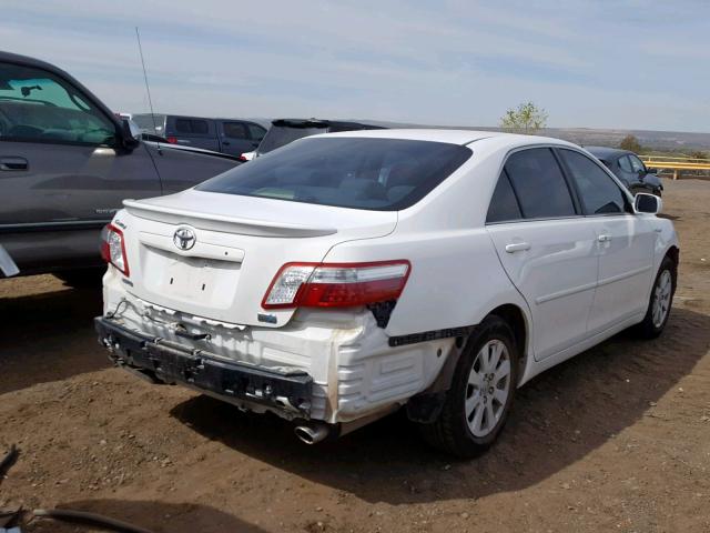 4T1BB46K09U091470 - 2009 TOYOTA CAMRY HYBR WHITE photo 4