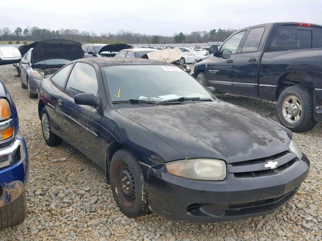 1G1JF12F737131764 - 2003 CHEVROLET CAVALIER L BLACK photo 1