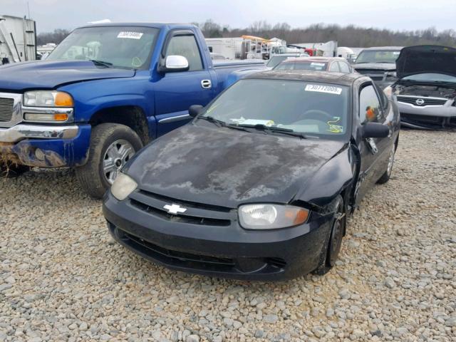 1G1JF12F737131764 - 2003 CHEVROLET CAVALIER L BLACK photo 2