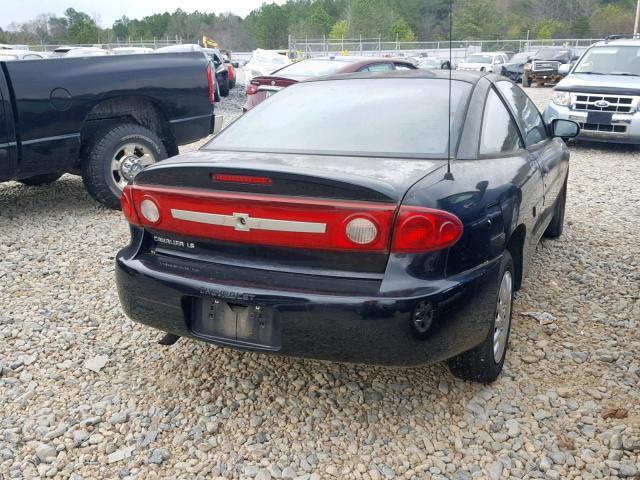 1G1JF12F737131764 - 2003 CHEVROLET CAVALIER L BLACK photo 4