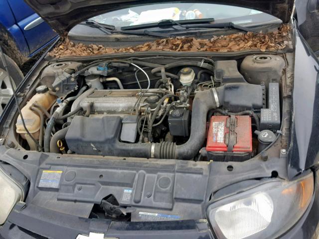 1G1JF12F737131764 - 2003 CHEVROLET CAVALIER L BLACK photo 7