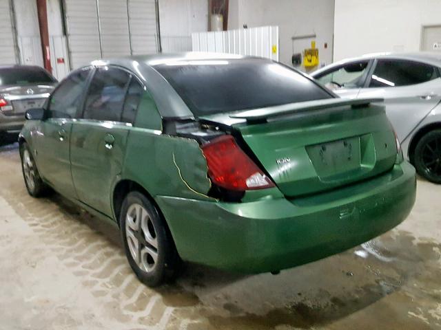 1G8AL52F73Z130183 - 2003 SATURN ION LEVEL GREEN photo 3