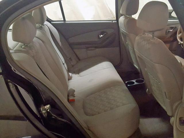1G1ZT52865F263928 - 2005 CHEVROLET MALIBU LS BLACK photo 6