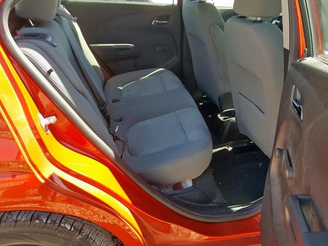 1G1JB5SH5D4112332 - 2013 CHEVROLET SONIC LS 红色 照片 6