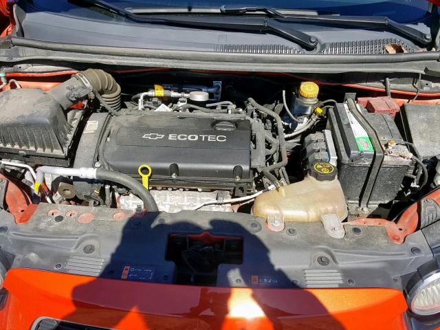 1G1JB5SH5D4112332 - 2013 CHEVROLET SONIC LS 红色 照片 7