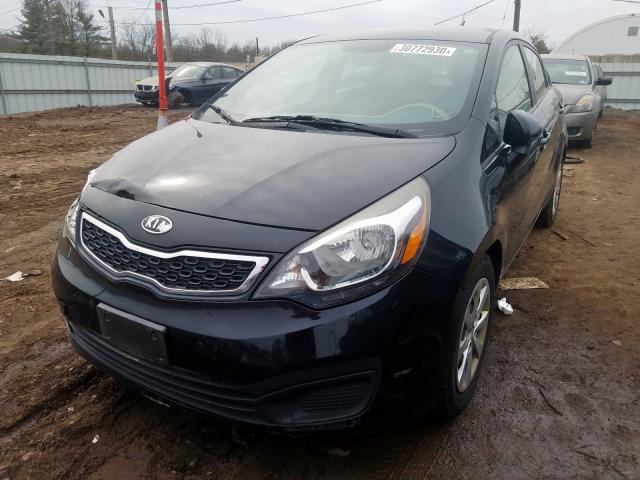 KNADN4A34D6294098 - 2013 KIA RIO EX  photo 2