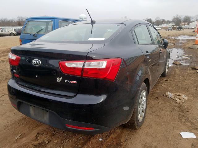 KNADN4A34D6294098 - 2013 KIA RIO EX  photo 4