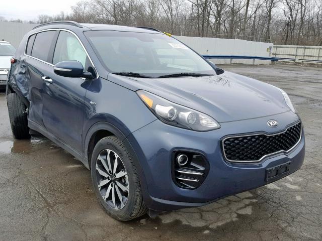 KNDPNCAC0J7393145 - 2018 KIA SPORTAGE E BLUE photo 1