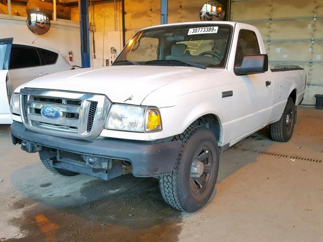 1FTYR10D99PA24044 - 2009 FORD RANGER WHITE photo 2