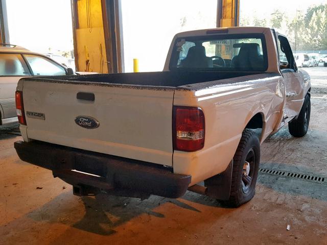 1FTYR10D99PA24044 - 2009 FORD RANGER WHITE photo 4