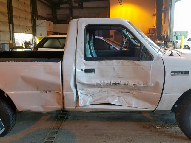 1FTYR10D99PA24044 - 2009 FORD RANGER WHITE photo 9