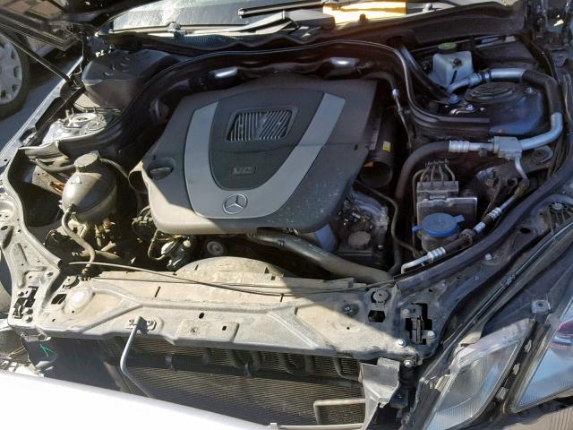 WDDHF5GB1BA387229 - 2011 MERCEDES-BENZ E 350 GRAY photo 7