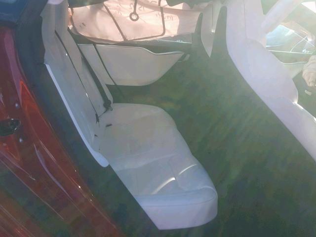 5YJSA1E48JF247132 - 2018 TESLA MODEL S Կարմիր լուսանկար 6