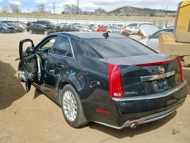 1G6DH5EY7B0154166 - 2011 CADILLAC CTS LUXURY BLACK photo 3