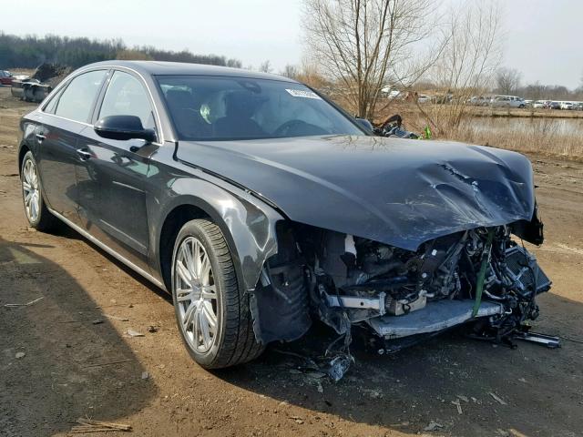 WAUR2AFDXDN020196 - 2013 AUDI A8 L QUATT BLACK photo 1