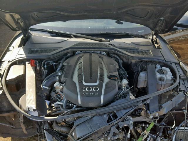 WAUR2AFDXDN020196 - 2013 AUDI A8 L QUATT BLACK photo 7