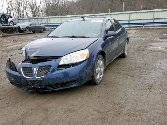 1G2ZH57N184157723 - 2008 PONTIAC G6 GT BLUE photo 2