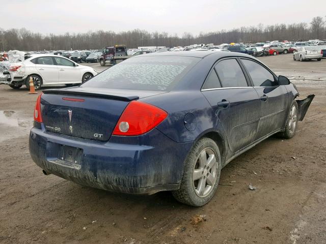 1G2ZH57N184157723 - 2008 PONTIAC G6 GT BLUE photo 4