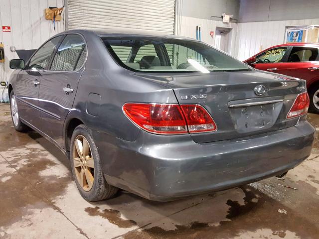 JTHBA30G565163886 - 2006 LEXUS ES 330 GRAY photo 3