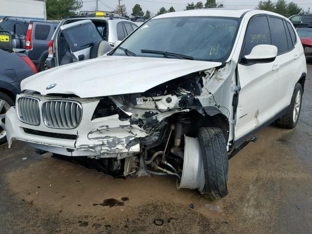 5UXWX9C53E0D20682 - 2014 BMW X3 XDRIVE2 WHITE photo 2