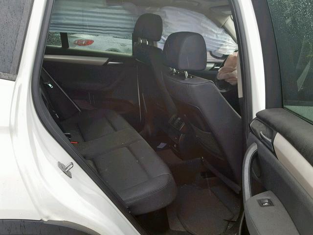 5UXWX9C53E0D20682 - 2014 BMW X3 XDRIVE2 WHITE photo 6