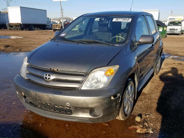 JTKKT604550097721 - 2005 TOYOTA SCION XA GRAY photo 2