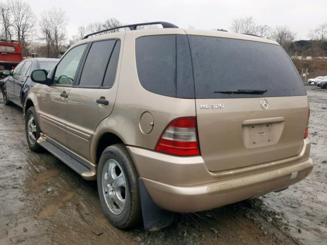 4JGAB54E41A245764 - 2001 MERCEDES-BENZ ML 320 GOLD photo 3