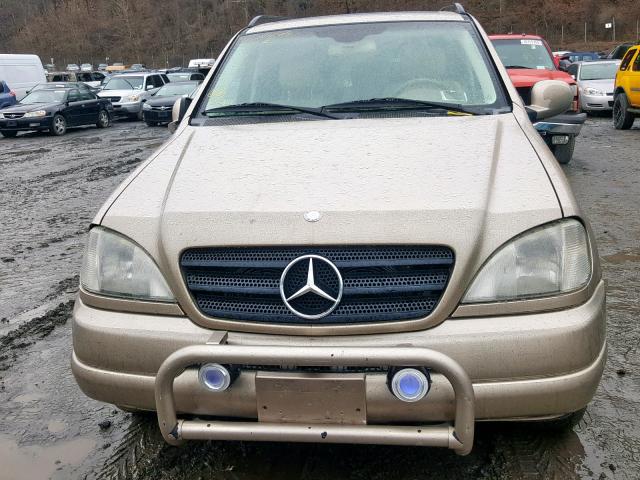 4JGAB54E41A245764 - 2001 MERCEDES-BENZ ML 320 GOLD photo 9