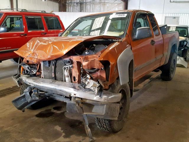 1GCDT19E678120197 - 2007 CHEVROLET COLORADO ORANGE photo 2