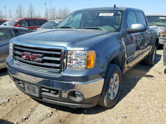 2GTEC13J471652271 - 2007 GMC NEW SIERRA TEAL photo 2