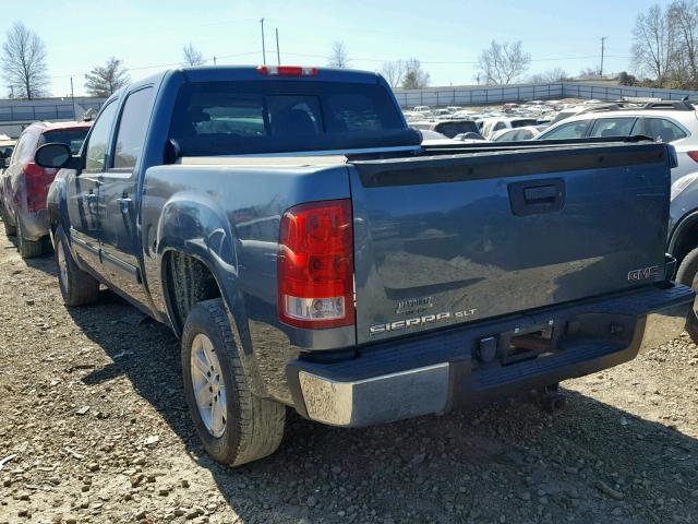 2GTEC13J471652271 - 2007 GMC NEW SIERRA TEAL photo 3