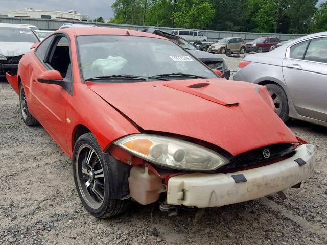 1ZWHT61L425608575 - 2002 MERCURY COUGAR V6 RED photo 1