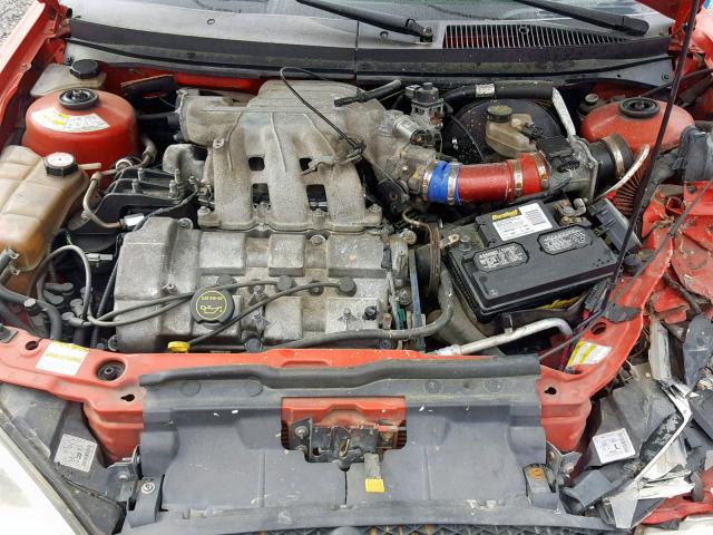 1ZWHT61L425608575 - 2002 MERCURY COUGAR V6 RED photo 7